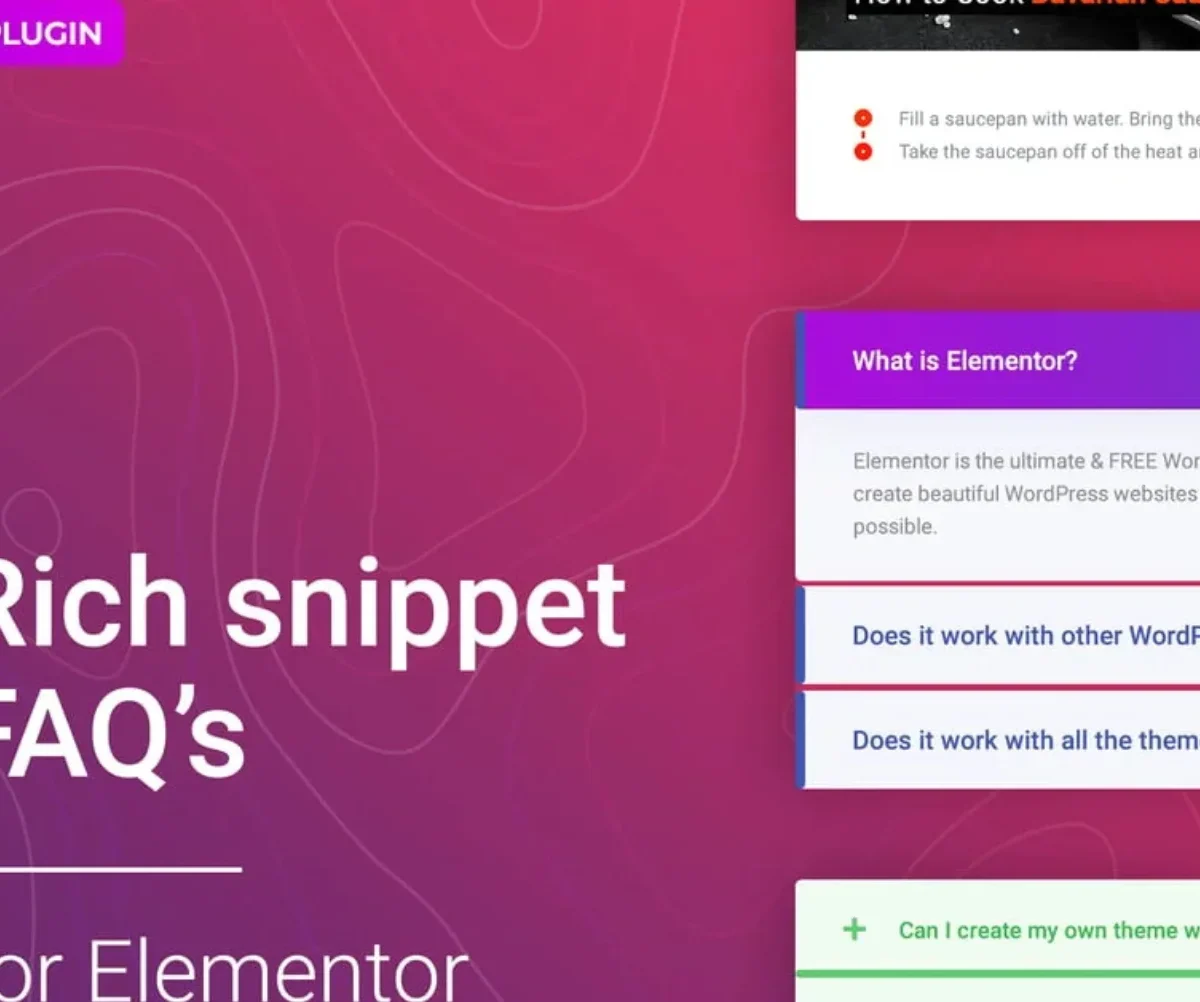 Plugin Faq para Elementor