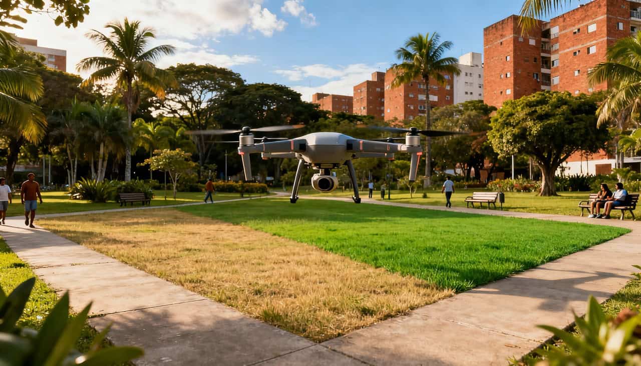 Drones are transforming the way large green spaces are managed